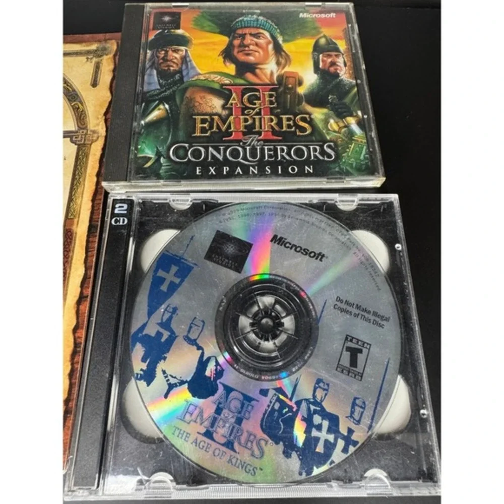 Age‎ of Empires II + The Conquerors Expansion + Guide PC Game Vintage